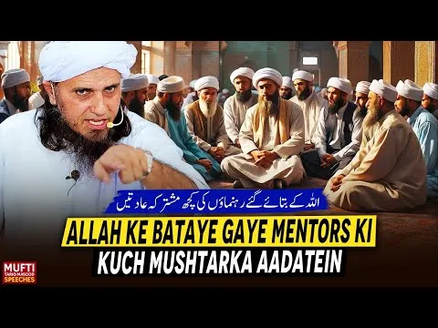 ALLAHKeBatayeGayeMentorsKiKuchMushtarkaAadatein